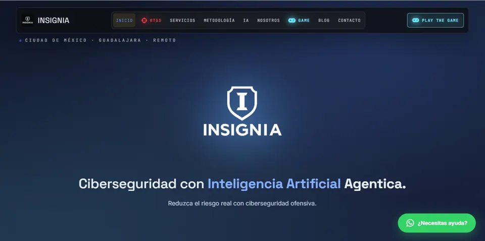 Portada de INSIGNIA: Ciberseguridad con Inteligencia Artificial Agéntica